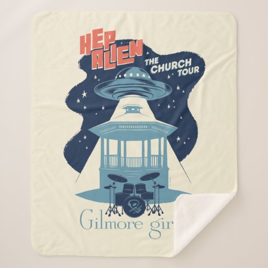 Gilmore Girls Hep Alien Church Tour Sherpa Deken (Voorkant)