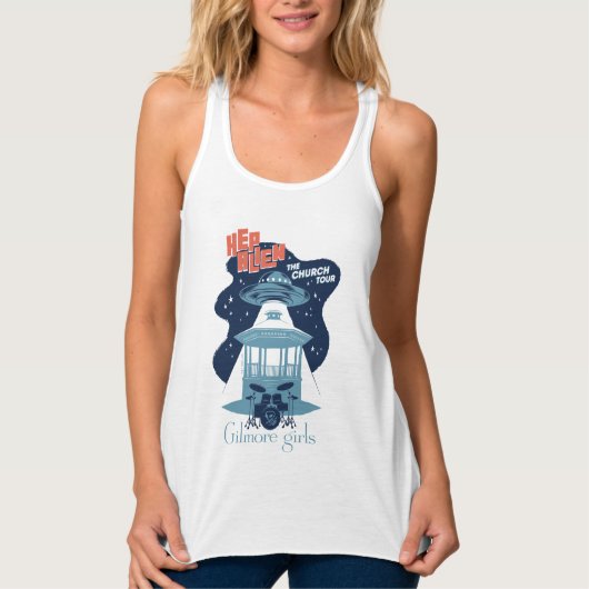 Gilmore Girls Hep Alien Church Tour Tanktop (Voorkant)