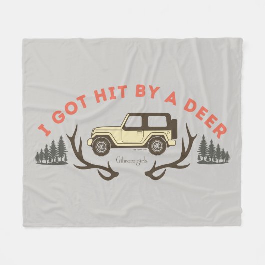 Gilmore Girls I Got Hit by a Deer Fleece Deken (Voorkant (Horizontaal))