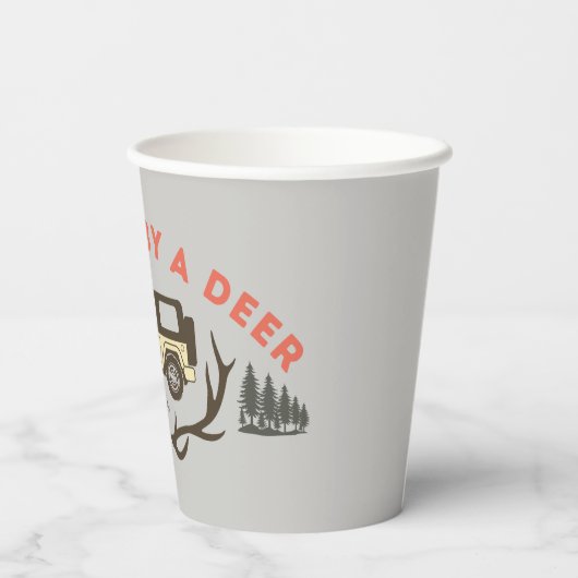 Gilmore Girls I Got Hit by a Deer Papieren Bekers (Achterkant)