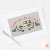 Gilmore Girls I Got Hit by a Deer Rechthoekige Sticker (Envelop)