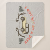 Gilmore Girls I Got Hit by a Deer Sherpa Deken (Voorkant)