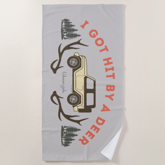 Gilmore Girls I Got Hit by a Deer Strandlaken (Voorkant)