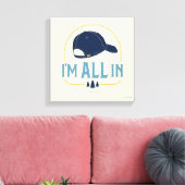 Gilmore Girls I’m All In Luke’s Hat Canvas Afdruk (Insitu (Woonkamer))
