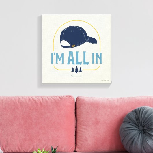 Gilmore Girls I’m All In Luke’s Hat Canvas Afdruk (Insitu (Woonkamer))