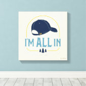 Gilmore Girls I’m All In Luke’s Hat Canvas Afdruk (Insitu (Houten vloer))