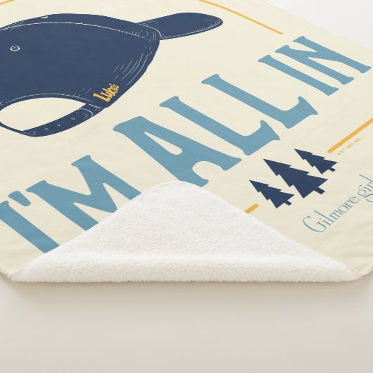 Gilmore Girls I’m All In Luke’s Hat Sherpa Deken (3/4)