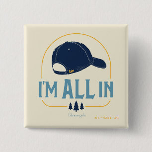 Gilmore Girls I’m All In Luke’s Pet Vierkante Button 5,1 Cm