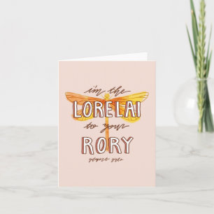 Gilmore Girls  Ik ben de Lorelai aan je roer Notitiekaartje
