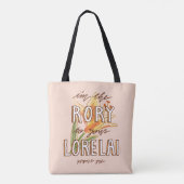 Gilmore Girls | Ik ben de Rory naar je Lorelai Tote Bag (Achterkant)