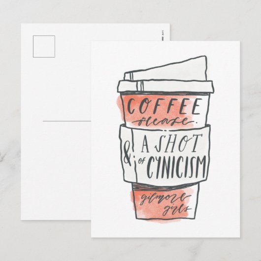 Gilmore Girls | Koffie Briefkaart (Voorkant / Achterkant)