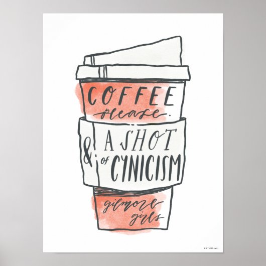Gilmore Girls | Koffie Poster (Voorkant)