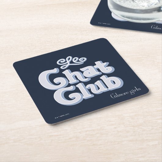 Gilmore Girls | Le Chat Club Kartonnen Onderzetters (Schuin)
