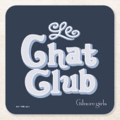 Gilmore Girls | Le Chat Club Kartonnen Onderzetters (Voorkant)