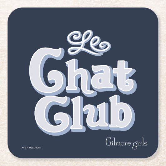 Gilmore Girls | Le Chat Club Kartonnen Onderzetters (Voorkant)