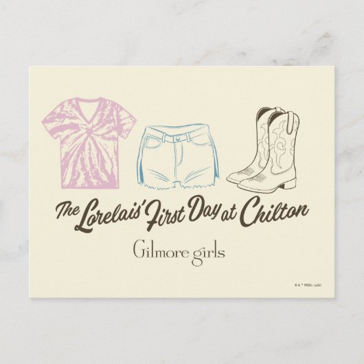 Gilmore Girls Lorelai Chilton Outfit Design Briefkaart (Voorkant)