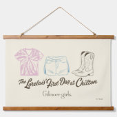 Gilmore Girls Lorelai Chilton Outfit Design Hangend Wandkleed (Voorkant)