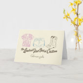 Gilmore Girls Lorelai Chilton Outfit Design Kaart (Gele Bloem)