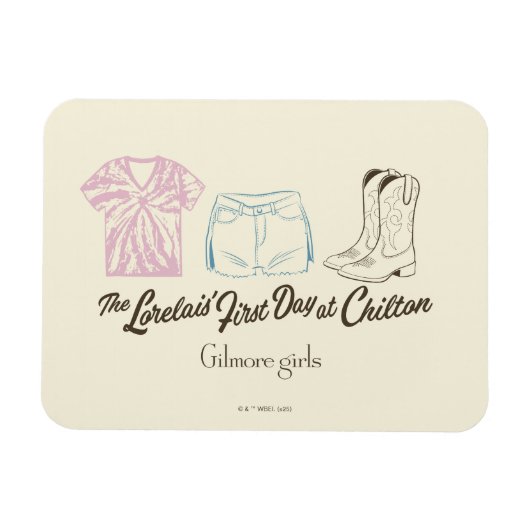 Gilmore Girls Lorelai Chilton Outfit Design Magneet (Horizontaal)