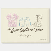 Gilmore Girls Lorelai Chilton Outfit Design Magneet (Voorkant)