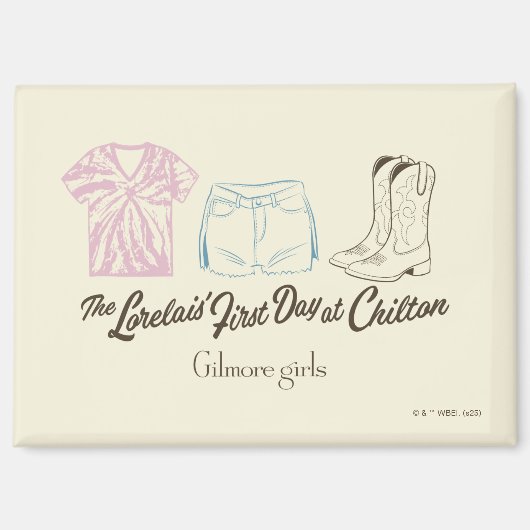 Gilmore Girls Lorelai Chilton Outfit Design Magneet (Voorkant)