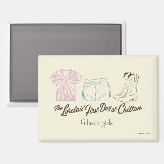 Gilmore Girls Lorelai Chilton Outfit Design Magneet (Voorkant / Achterkant)