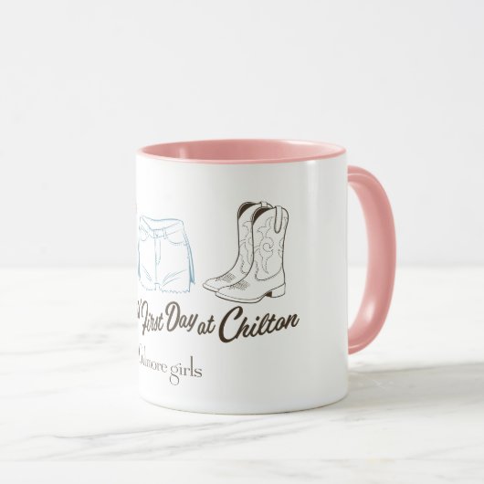Gilmore Girls Lorelai Chilton Outfit Design Mok (Voorkant rechts)