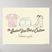 Gilmore Girls Lorelai Chilton Outfit Design Poster (Voorkant)