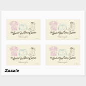 Gilmore Girls Lorelai Chilton Outfit Design Rechthoekige Sticker (Vel)