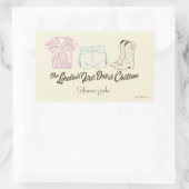 Gilmore Girls Lorelai Chilton Outfit Design Rechthoekige Sticker (Tas)