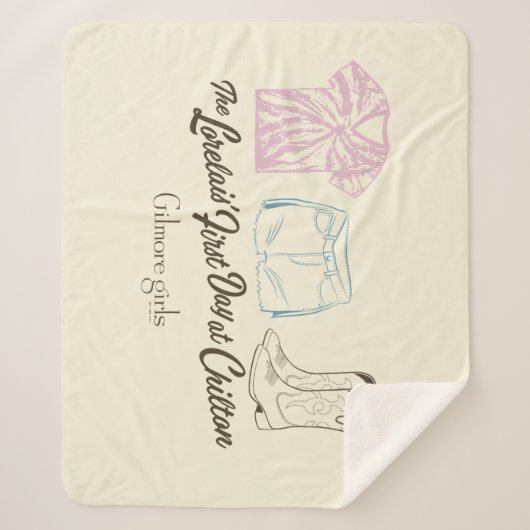 Gilmore Girls Lorelai Chilton Outfit Design Sherpa Deken (Voorkant)