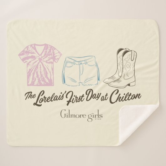Gilmore Girls Lorelai Chilton Outfit Design Sherpa Deken (Voorkant (horizontaal))