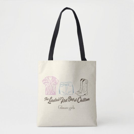 Gilmore Girls Lorelai Chilton Outfit Design Tote Bag (Voorkant)