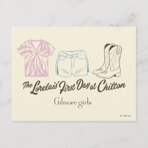Gilmore Girls Lorelai Chilton Outfit Ontwerp Briefkaart