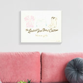 Gilmore Girls Lorelai Chilton Outfit Ontwerp Canvas Afdruk (Insitu (Woonkamer))