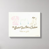 Gilmore Girls Lorelai Chilton Outfit Ontwerp Canvas Afdruk (Voorkant)