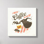Gilmore Girls Luke’s Coffee IV Quote Canvas Afdruk (Voorkant)