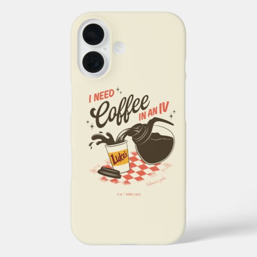 Gilmore Girls Luke’s Coffee IV Quote Case-Mate iPhone Case (Achterkant)