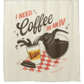 Gilmore Girls Luke’s Coffee IV Quote Douchegordijn (Voorkant)
