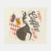 Gilmore Girls Luke’s Coffee IV Quote Fleece Deken (Voorkant (Horizontaal))