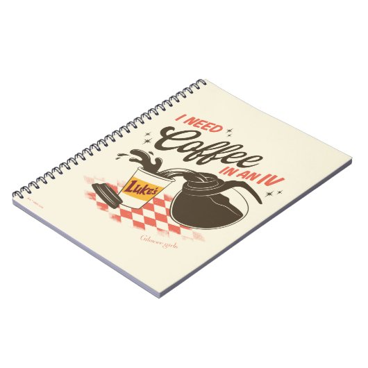 Gilmore Girls Luke’s Coffee IV Quote Notitieboek (Linkerzijde)
