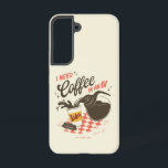 Gilmore Girls Luke’s Coffee IV Quote Samsung Galaxy Hoesje<br><div class="desc">For those who take their coffee as seriously as Lorelai Gilmore, this Gilmore Girls design says it all: “I need coffee in an IV.” Featuring a steaming pot pouring into a Luke’s Diner cup on a classic red checkered tablecloth, this energetic artwork is perfect for fans who run on caffeine...</div>