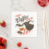 Gilmore Girls Luke’s Coffee IV Quote Servet (Insitu)