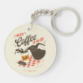 Gilmore Girls Luke’s Coffee IV Quote Sleutelhanger (Achterkant)
