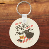 Gilmore Girls Luke’s Coffee IV Quote Sleutelhanger (Voorkant)