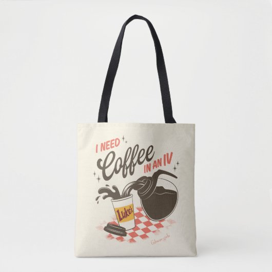 Gilmore Girls Luke’s Coffee IV Quote Tote Bag (Voorkant)