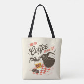Gilmore Girls Luke’s Coffee IV Quote Tote Bag (Achterkant)