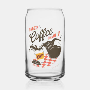Gilmore Girls Luke's Coffee IV citaat Blikvorm Glas