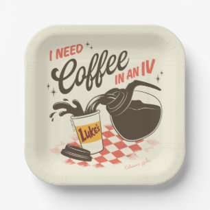 Gilmore Girls Luke's Coffee IV Citaat Papieren Bordje