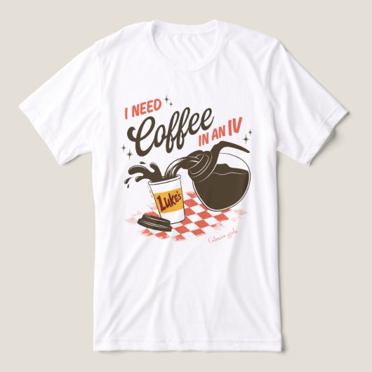Gilmore Girls - Luke's Coffee IV Tri-Blend Shirt (Design voorkant)